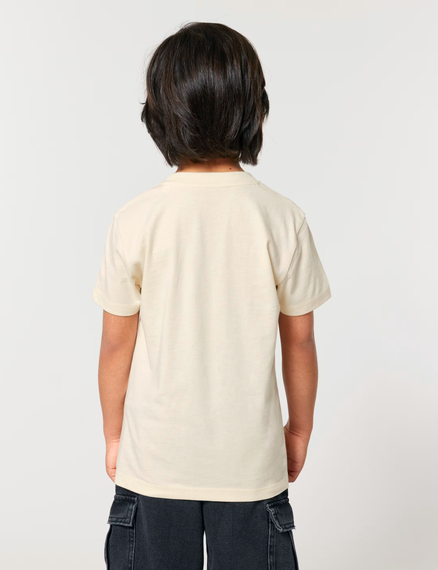 Little G natural raw tee