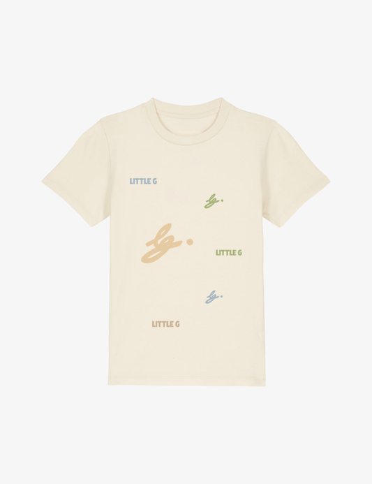Little G Iconic natural raw tee