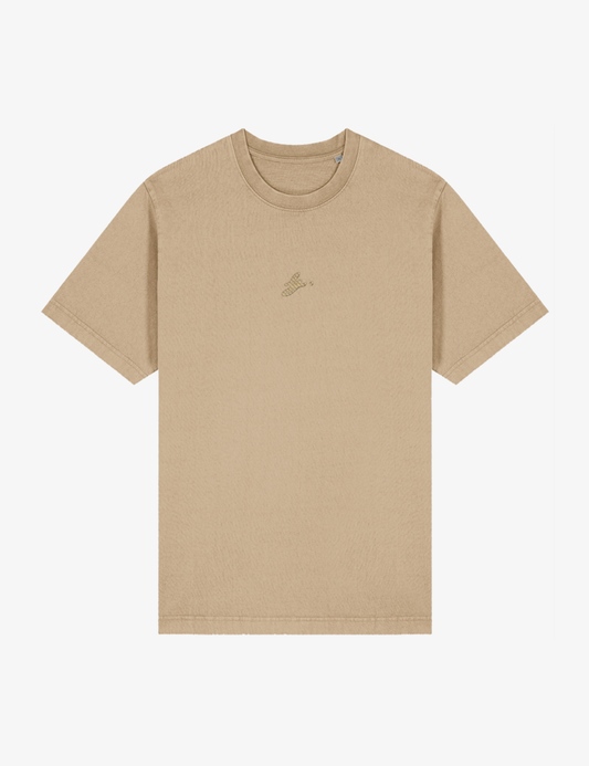 FRAME vintage latte tee