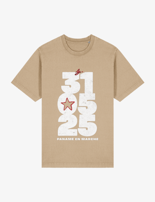 FRAME vintage latte tee